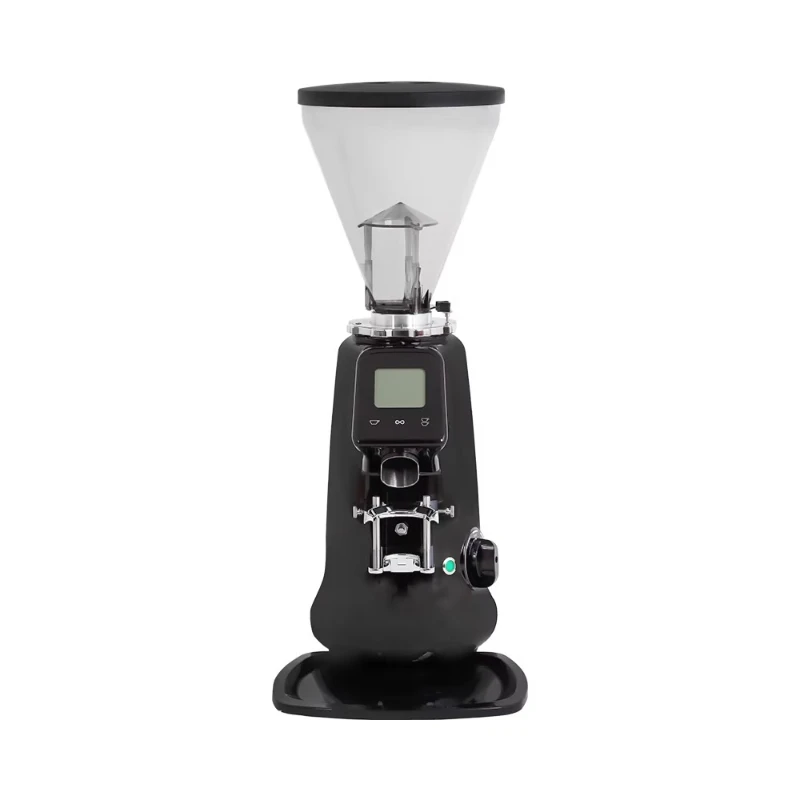 Custom 64mm MD-52 Automatic Commercial Electric Adjustable Coffee Grinder Aluminum Hotel Household Housing
