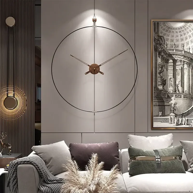 

Big Size Spain Wall Clock Modern Living Room Silent Nordic Wall Clocks Creative Luxury Clock Stylish Design Clock Home Decor