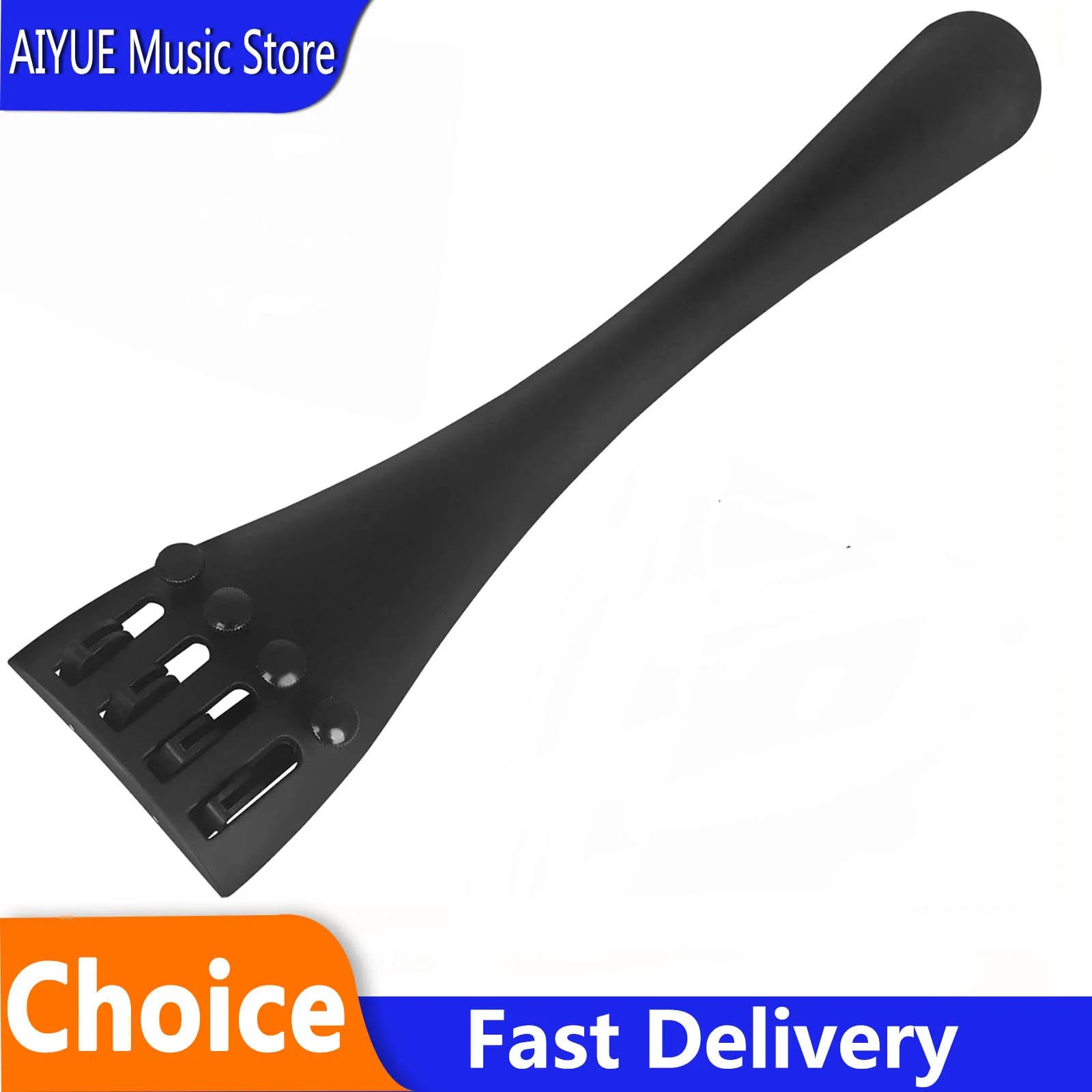 IRIN 4/4 Cello Tailpiece Cello Carbon Fiber String Plate with Adjustable Four Fine Tuners String Instruments Accessory Parts