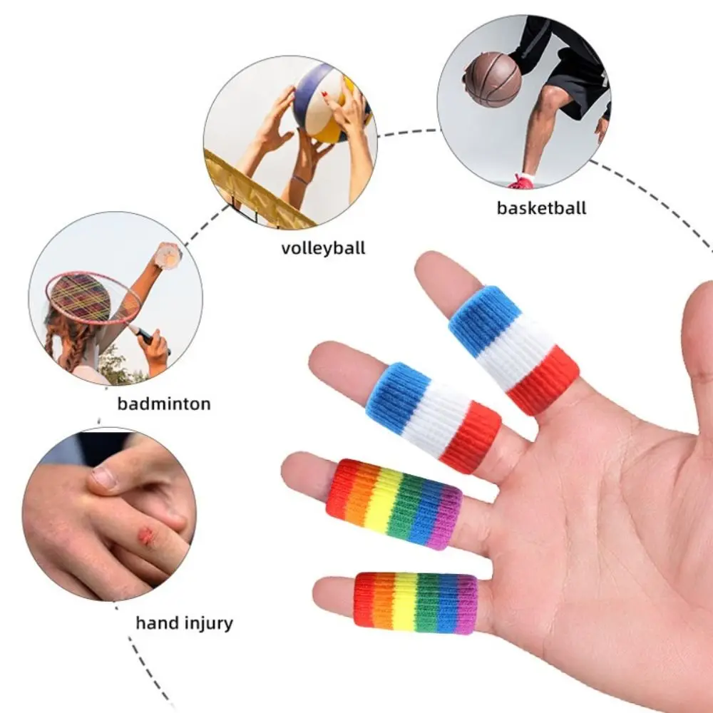 ปลอกนิ้วมือแบบยืดหยุ่น ระบายอากาศได้ดี สำหรับป้องกันข้อต่อนิ้วมือและนิ้วโป้ง