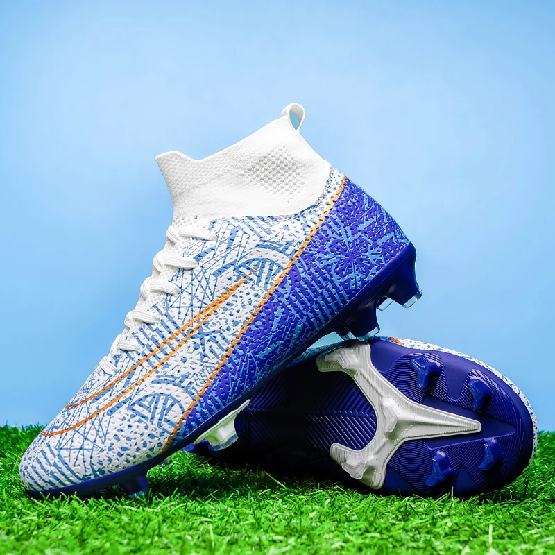 

New unisex sports football shoes, training shoes, field turf competition, multi color optional, wear-resistant and anti slip