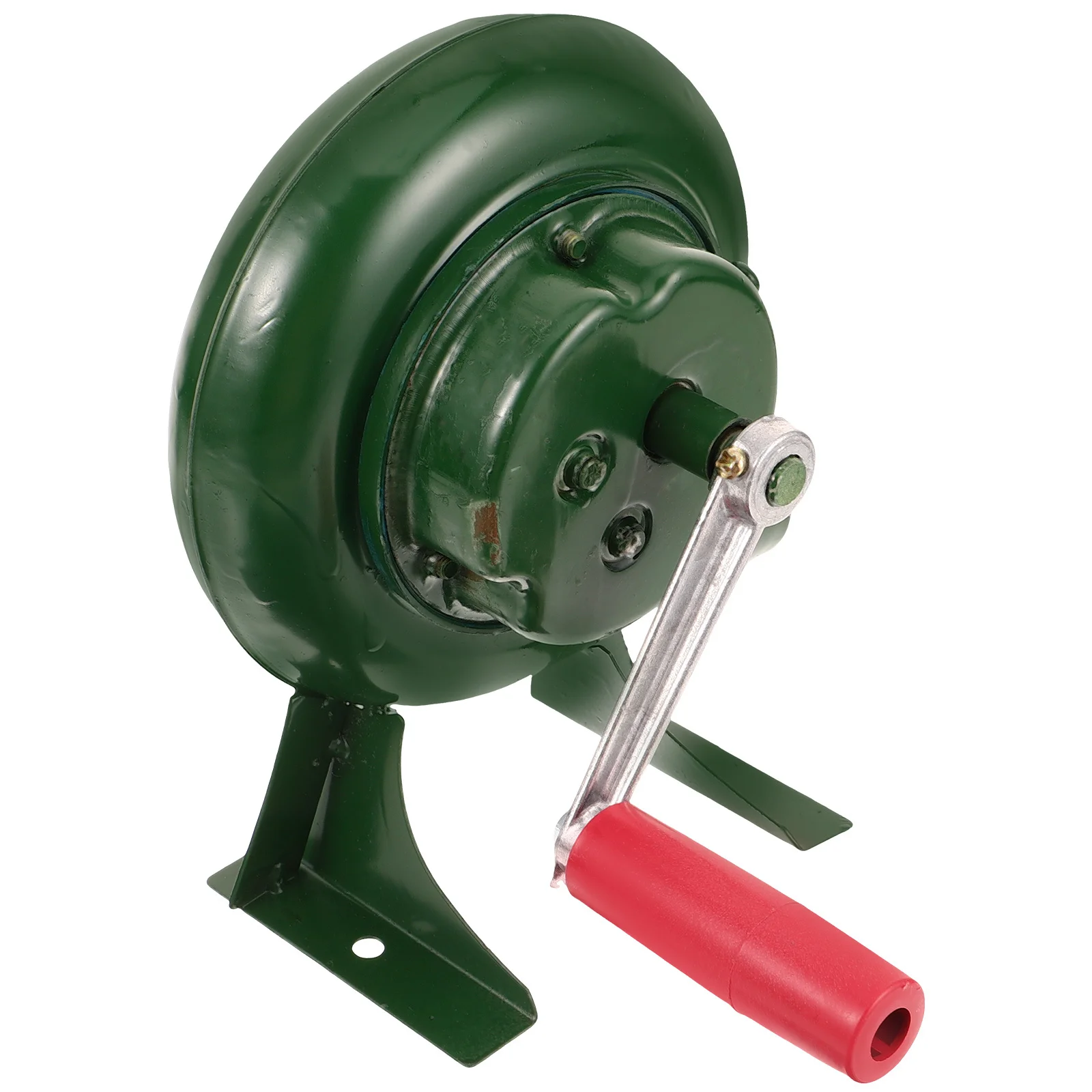 

Hand Crank Blower 200w BBQ Fan Sturdy Iron Camping Outdoor Fireplace Manual Fan Portable Centrifugal Floor Green