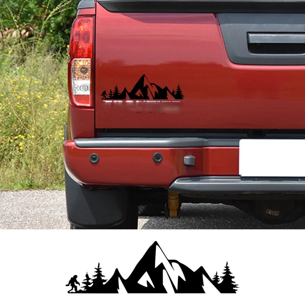 Car Pickup Whole Body Stickers Decals For Nissan Frontier VW Amarok Ford F150 Isuzu D Max Mountain Decor Cover Auto Accessories
