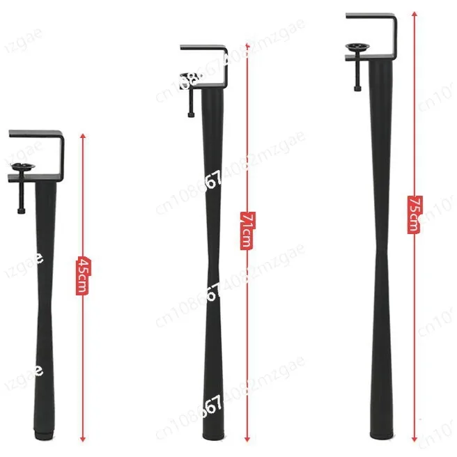 Iron non punched detachable table leg support bracket, coffee outdoor table leg movable and convenient bracket