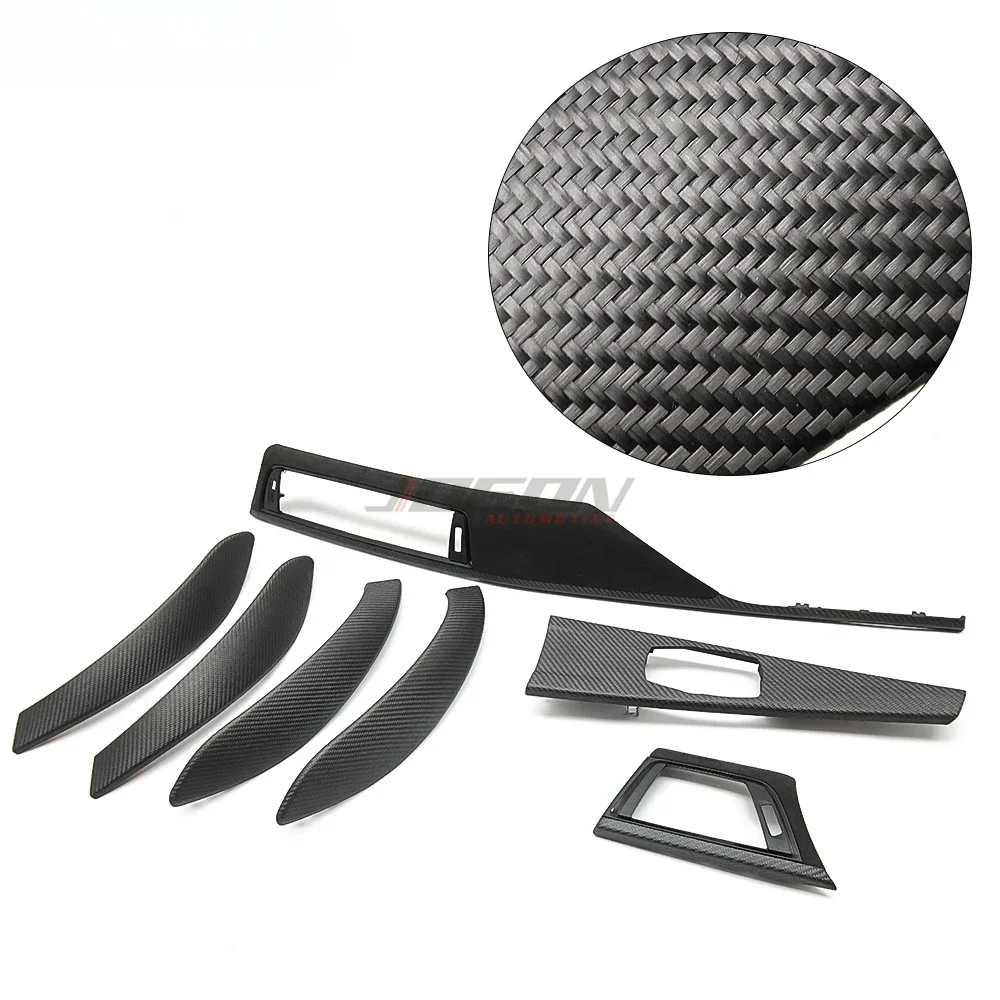 Car Interior Trim Gear Shift Trim Door Handle Armrest Panel For BMseries