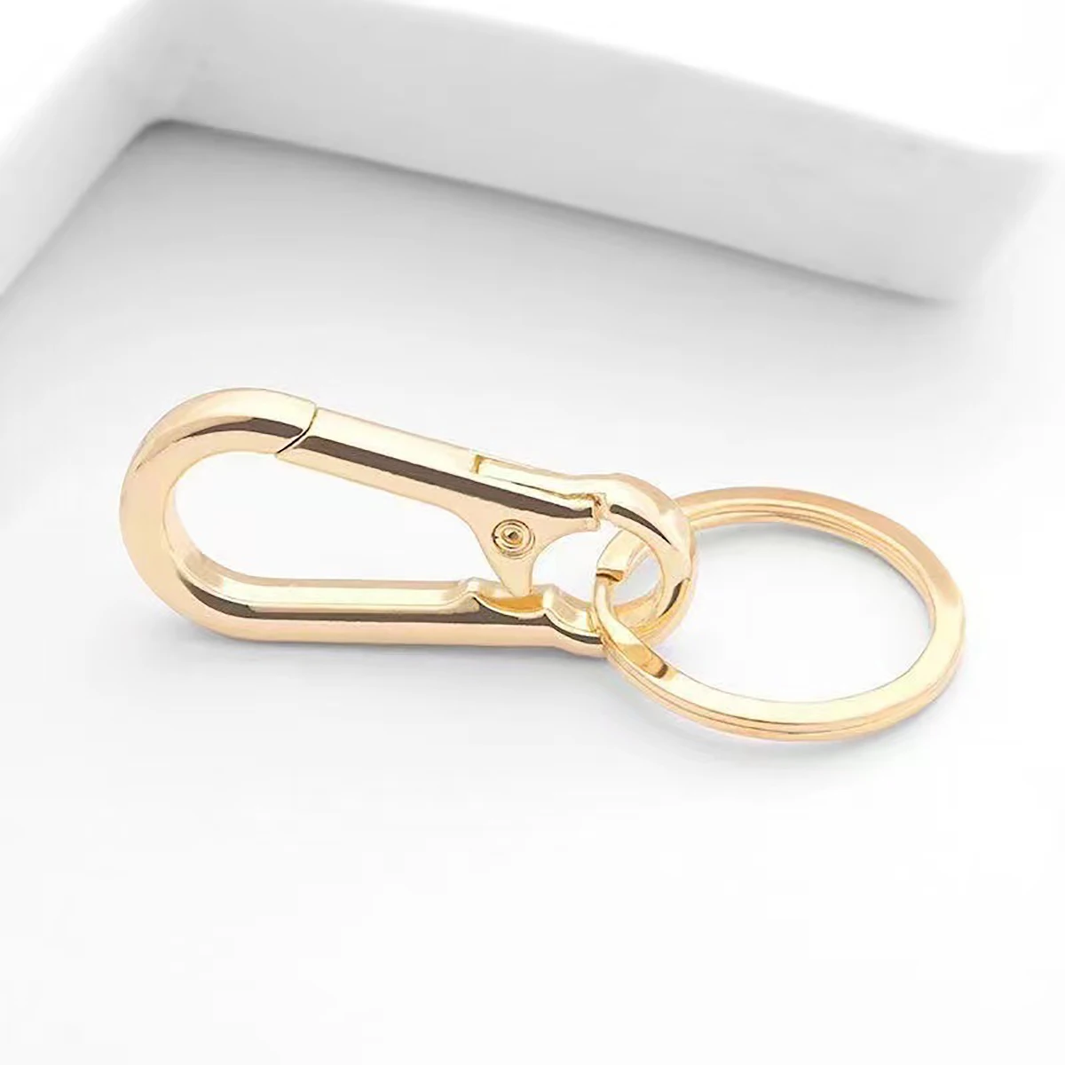 Gourd Buckle Keychains Climbing Hook Stainless Steel Car Strong Carabiner Shape Keychain Accessories Metal Key Chain Ring image 6