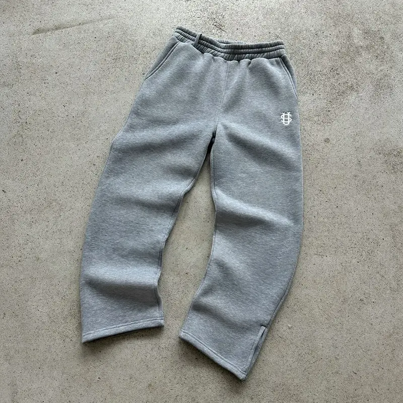 الخريف الرباط سستة Sweatpants بلون عارضة شارع العليا الهيب هوب الراب الشارع Y2K نمط السراويل عالية الخصر - 3