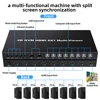Hhdmi-互換性のあるkvmマルチビューアースイッチ、マルチビューアー、ir付きのシームレスなスイッチャー、クアッドスクリーン、8 in 1、1080p、4k 2