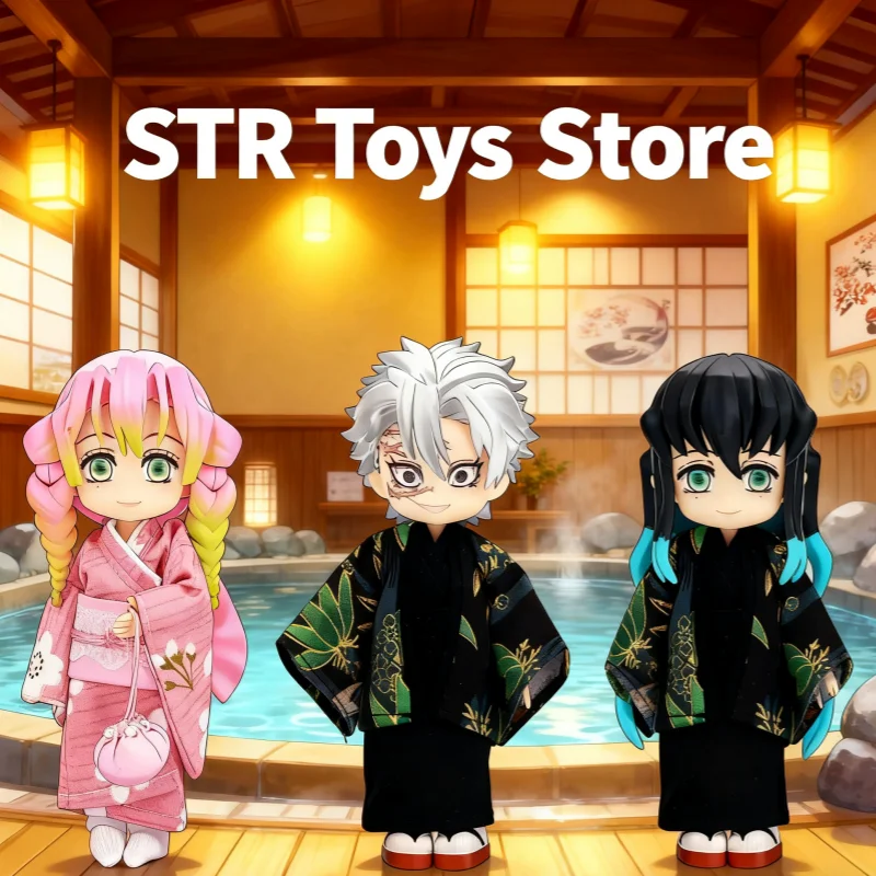 Фигурка Demon Slayer Q-Version, фигурки Kanroji Mitsuri Tokitou Muichirou Shinazugawa Sanemi, настольные украшения, подарок
