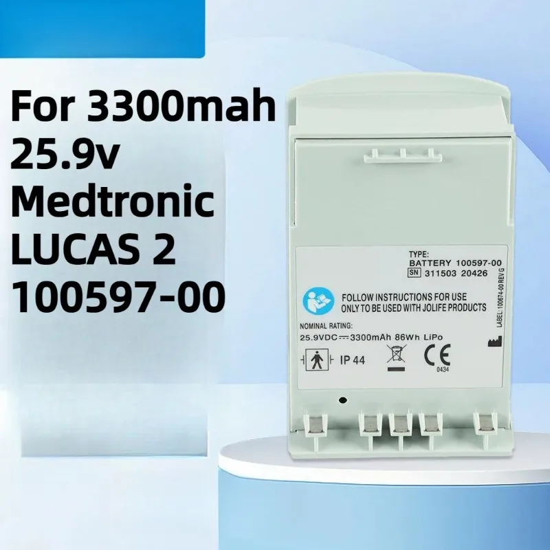 For 3300mah 25.9v Medtronic LUCAS 2 100597-00 Chest Compressor Battery