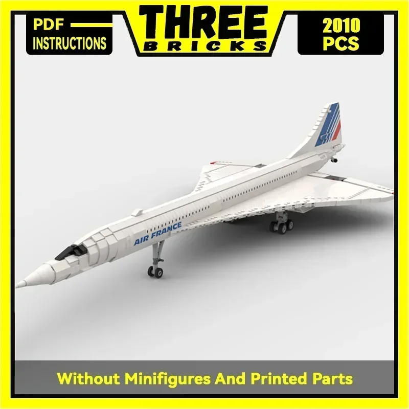 Moc Building Bricks Military Model 1:72 Scale Concorde Fighter Technology Modular Blocks Gifts Christmas Toys DIY Sets Assembly