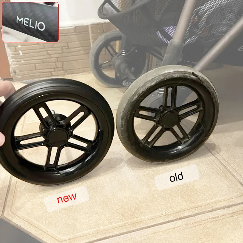 Roda dianteira ou traseira de 17cm para buggy Cybex Melio 2/3/Carbon/Pro Series SOMENTE Melio Acessórios Outros carrinho não são compatíveis!! !