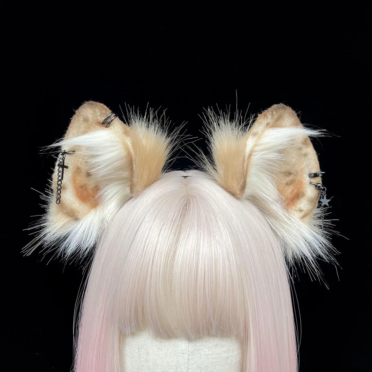 

Custom Spotted Hyena Hyaenidae Animal Ear Hand Made Dog Ear Simulation Animal Ear Hair Ornament Hair Hoop Cosplay