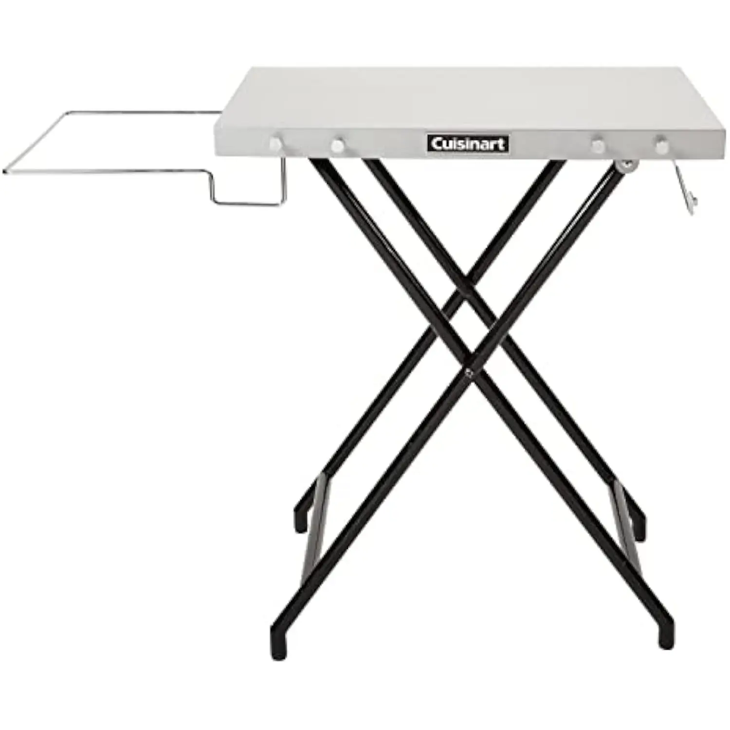 

Fold ‘n Go Prep Table, Portable Folding Table and Grill Stand with Tool hooks, Trash Bag Holder, Paper Towel Rack, 24” x 20” S