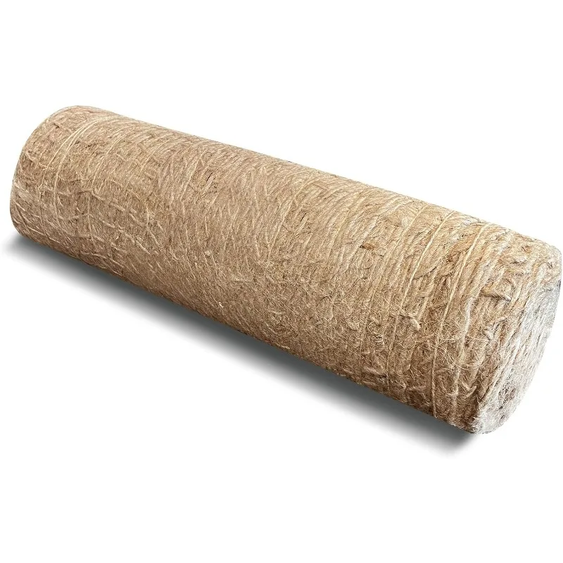 

Natural Jute Erosion Control 54''x150', Jute Netting Roll - 54 inch Wide x 150 Feet Long Soil Saver Mesh Blanket
