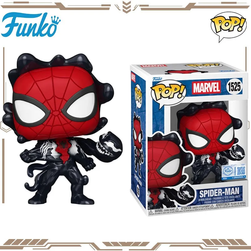 Funko POP Original Marvel Anime Figur Spider-Man 1525, Actionfigur, Spielzeug für Jungen und Mädchen, Geschenk, Sammlerstück, Modellornamente