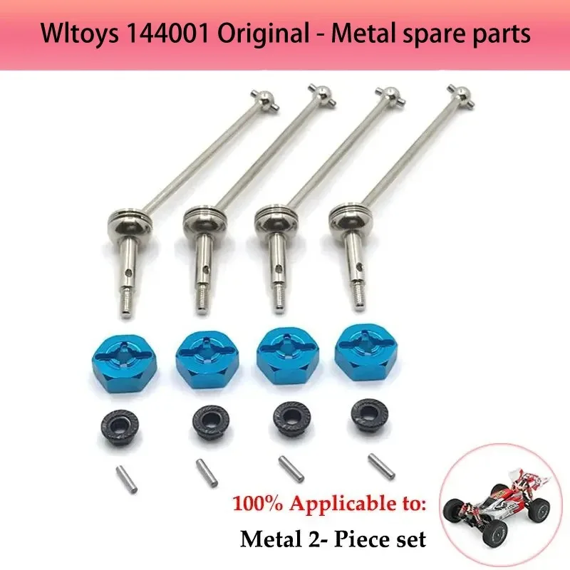 Wltoys 144001 144010 124007 124008 124016 124017 124019 metalowe zawieszenie wahacze kierownicy miska piasty zestaw dla części zamienne