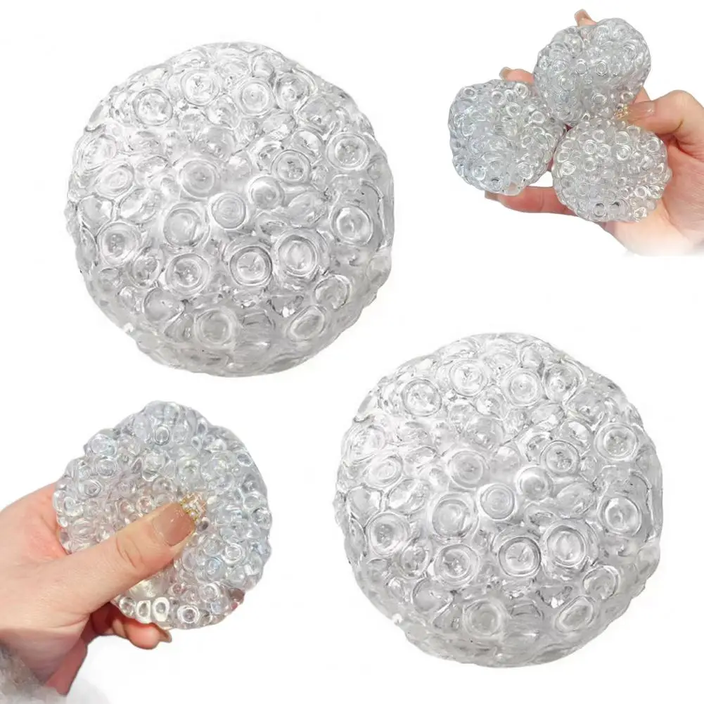 Stressabbau-Spielzeug, Stressabbau-Bälle für Kinder, Teenager, Erwachsene, 2er-Pack, mit Perlen gefüllt, Angst-Squeeze-Spielzeug, tragbar, weich, TPR für Angst