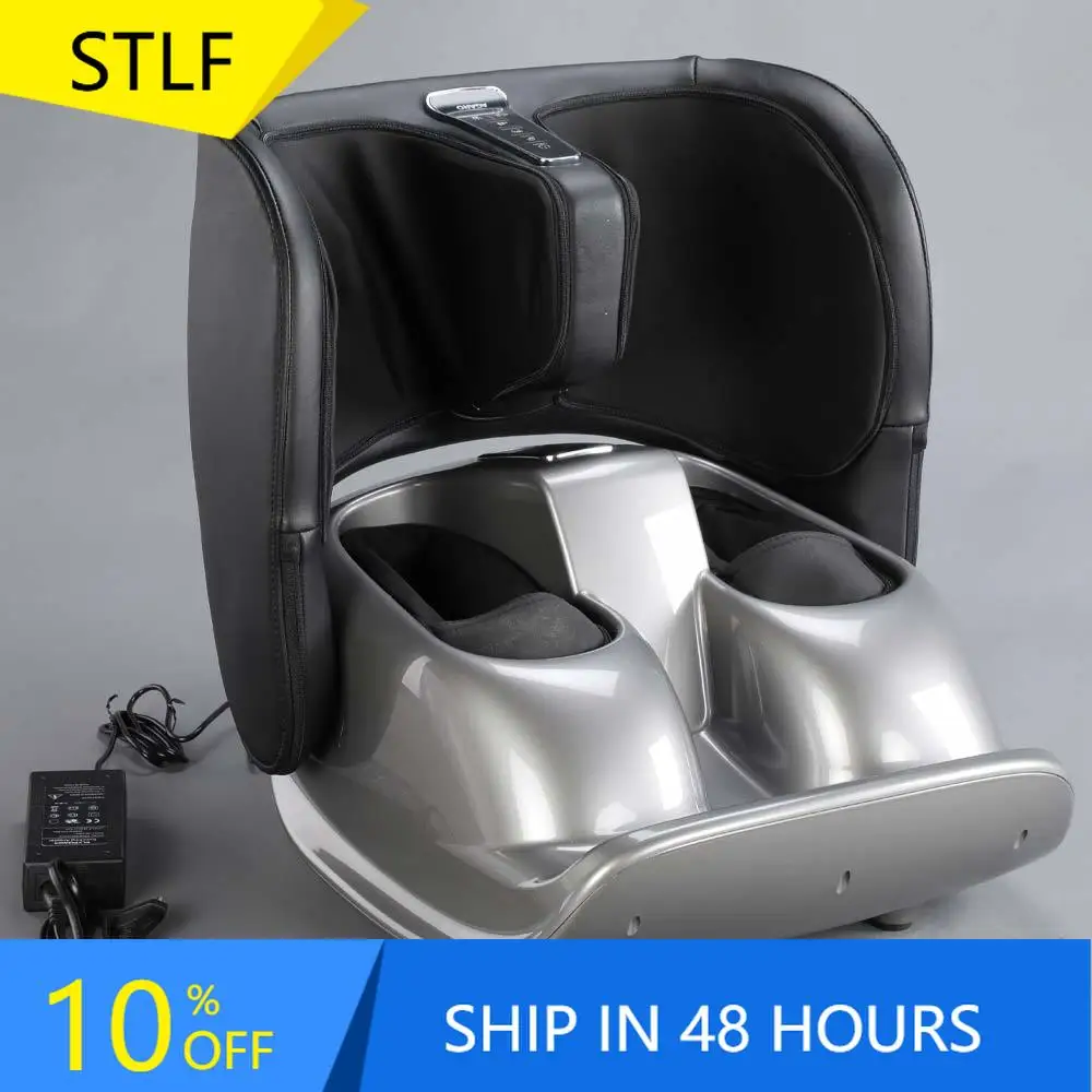

STLFTwo-in-One Design Foot Leg Massager Machine Pain Relieving with Heat and Vibration Roller Airbag Targeted Foot Massage