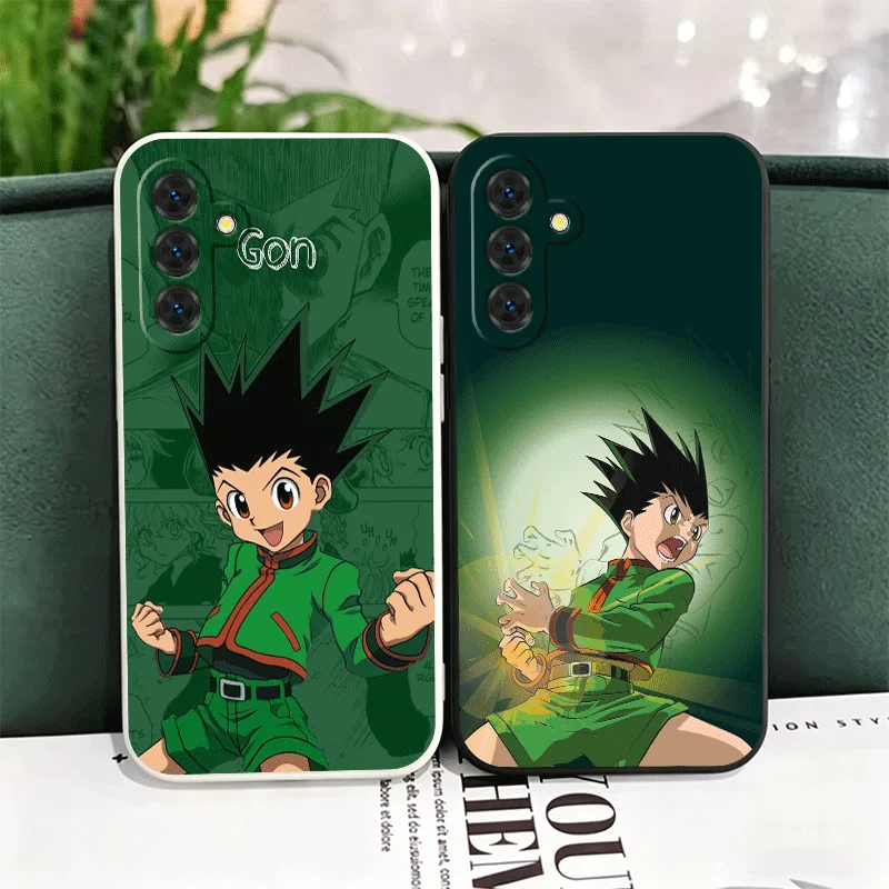 Hunter X-Hunters Gon Soft Phone Case For Samsung A17 A16 A15 A14 A13 A57 A56 A55 A54 A53 A37 A26 A25 A24 A23 A36 A35 A34 A33 Cou