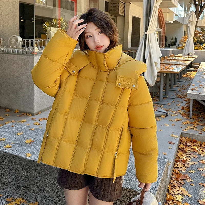 2026 Fashion New Hooded Cotton Padded Jacket Women Winter Casual Loose Thick Warm Parkas Cotton Coats Female Outerwear Overwear