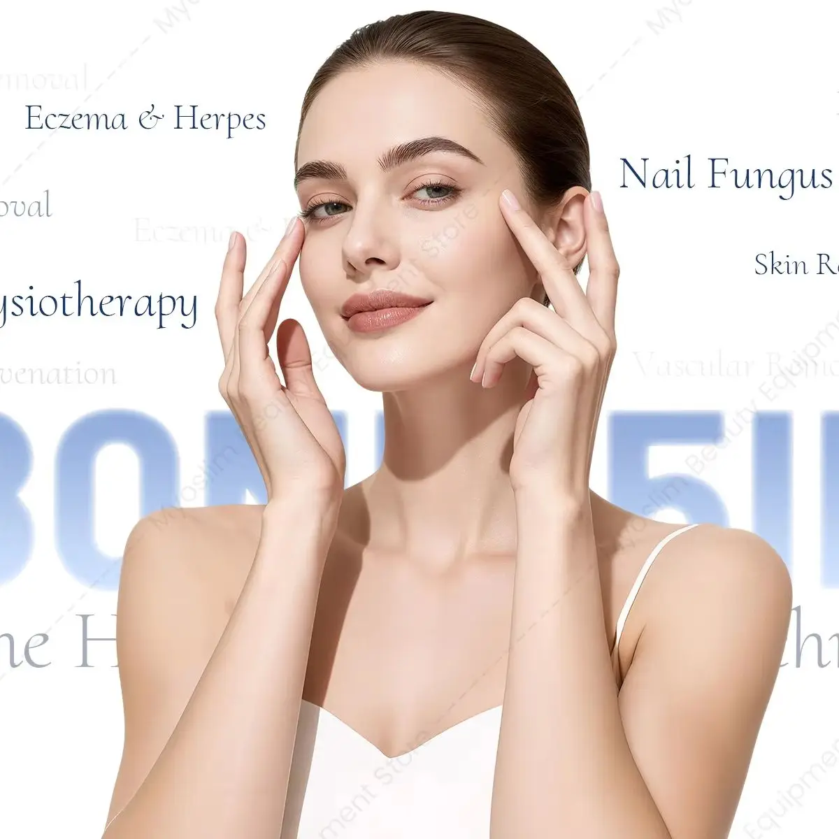 5 IN 1 980nm Diode Lase Beauty Device Vascular Elimination Nail Fungus Therapy Physiotherapy Anti Aging Skin Rejuvenation Salon