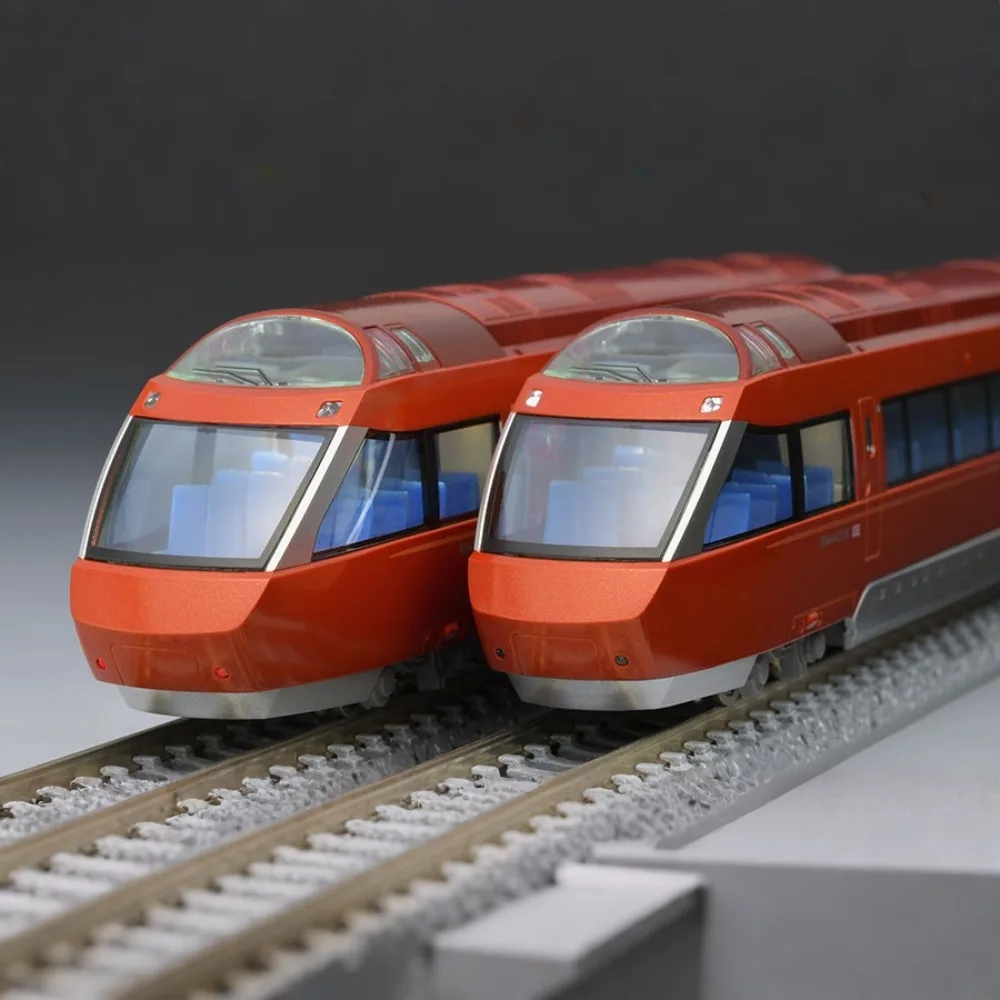 TOMIX N Type 1/160 Scale Model Train 70000 Series Odakyu Romance Express 98744 Powered 7 Carriage Train Set Adult Toy Gift