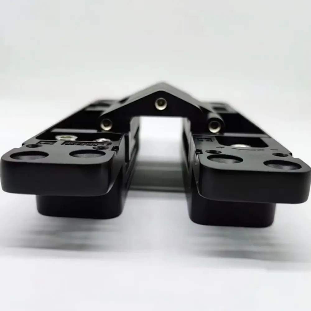 Invisible Door Hinge Concealed Cross Hinge 180 Degree Adjustable Heavy Duty Hardware For Wooden Folding Doors Silent Operation