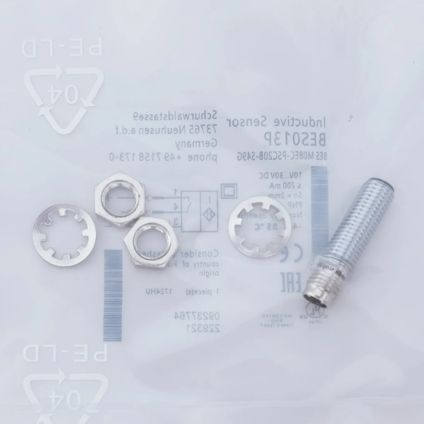 

Оригинальный новый 100% индукционный датчик приближения M08EC-PSC20B-S49G