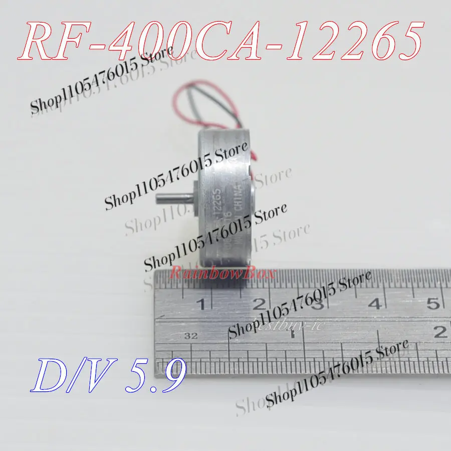New For Mabuchi RF-400CA-12265 Micro DC Motor 5.9V Thin Profile Precious Metal Carbon Brushes Replacement Parts