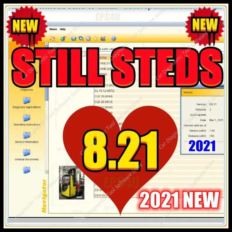 2026 hot selling for STILL STEDS 8.21 R2 PARTS & REPAIR 3.2021 one pc install