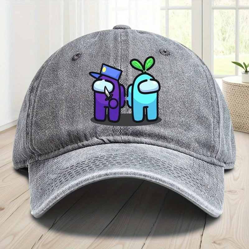 بيننا impooster قبعة بيسبول عصرية إلى الأمام قبعة بيسبول كلاسيكية للرجال والنساء متوافقة مع الصيد والسفر في الهواء الطلق