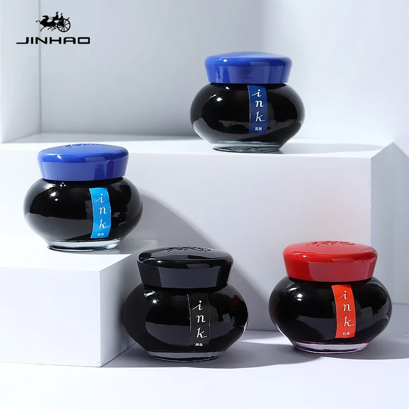 

JINHAO 100/50/25ml Non-carbon Fountain Pen Ink Cartridge Refill Glass Bottled Ink Fountain Pen Office School Supplies Stationery