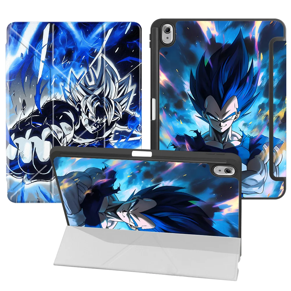 D-Dragon Saiyan V-Vegetas Tablet Case For Samsung For Galaxy Tab A8 2022 S7 FE S8 S6 Lite 10.4 inch A11 Plus S9 FE S7+ S8+ 12.4