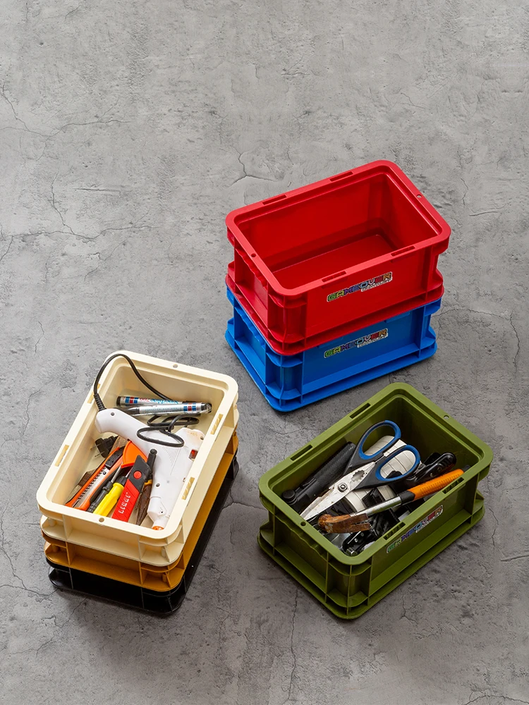 

Органайзер для рабочего стола в индустриальном стиле XEMO: Пластиковый прямоугольный контейнер для хранения мелочей, для пикников и кемпинга