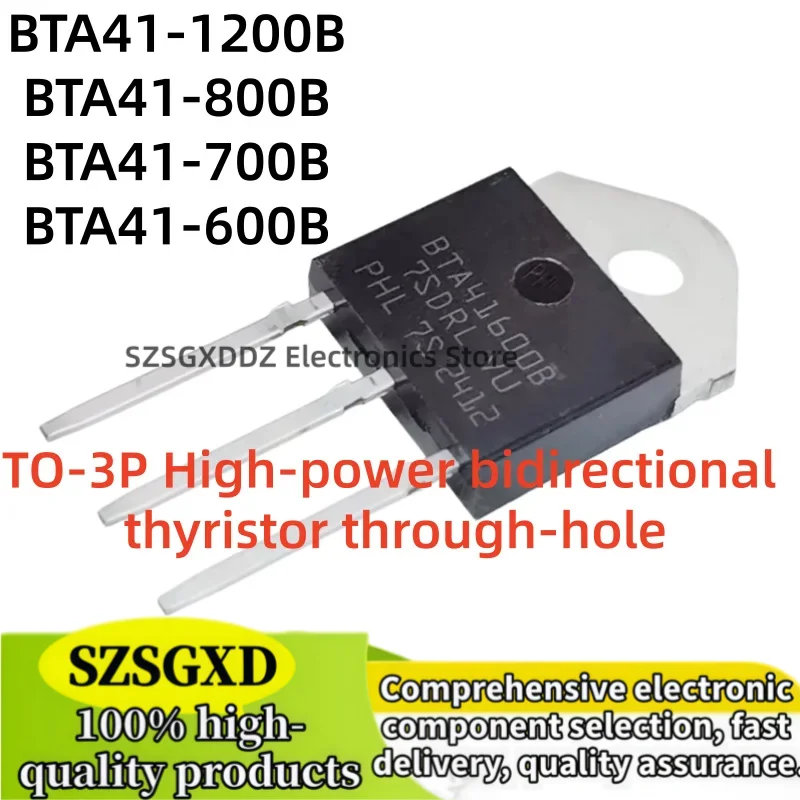 5-10pcs new BTA41-600B BTA41600B BTA41-1200B BTA41-700B BTA41-800B BTA41700B BTA41800B Triacs 40 Amp 600 700 800 1200 TO-3P
