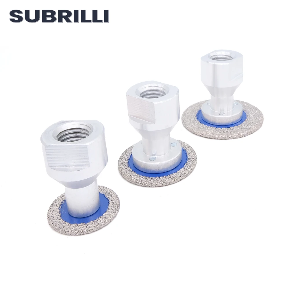 SUBRILLI 30/40/50/65/75 เพชรสูญญากาศ Brazed แกะสลักเลื่อย Caving ใบมีดบดตัดสําหรับกระเบื้องหินอ่อนคอนกรีตเซรามิค