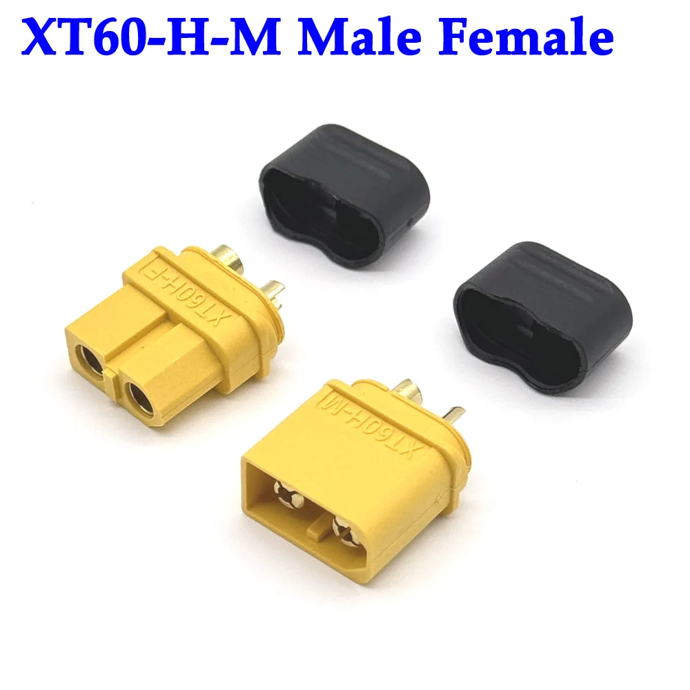 

XT60 XT90 XT60-H-M Bullet Connectors Male Female Power Plugs Power RC LV Lipo Battery Motor