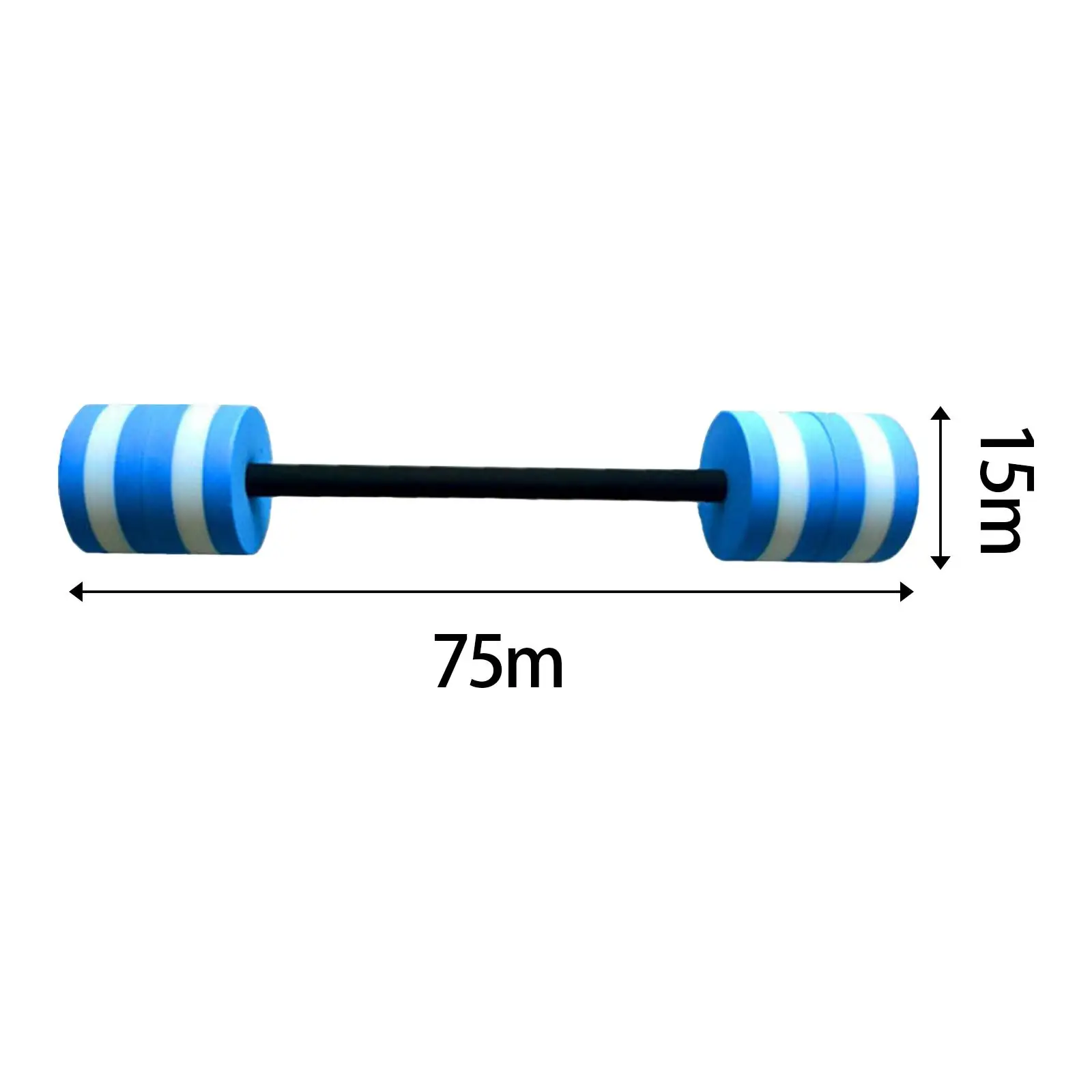 Halteres De Água Para Exercício De Piscina, Espuma EVA, Barbell Aquático Suave, Perda De Peso