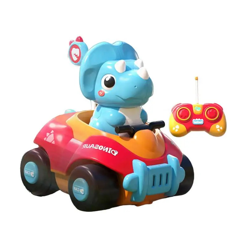 Light Up Toys Light Up Car Dinosaur Toys Removable RC Car Toddler Car Toys Remote Control Dinosaur Car With Music For Children's