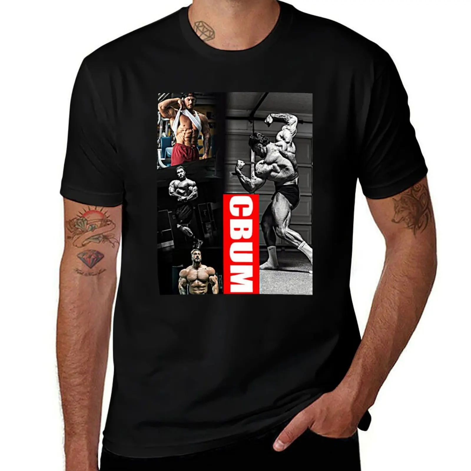 cbum-Chris Bumstead T-Shirt Simple Line Art Print Tee T-Shirt