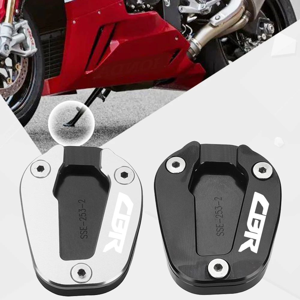 

CBR 1000 RR-R SP 2024 2025 Motorcycle Kickstand Foot Side Stand Base Enlarger Pads For Honda CBR1000RR-R 2020 2021 2022 2023