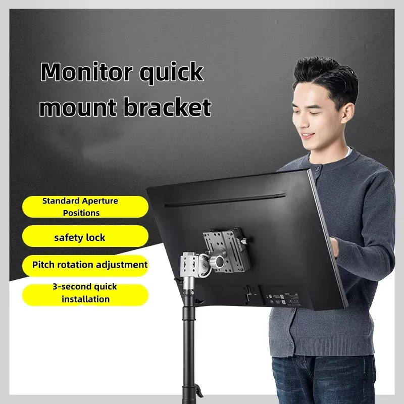 Selens Display Quick Mounting Plate Base Adjustable 180 Degree Rotation Universal Base Detachable Bracket for Photography Studio