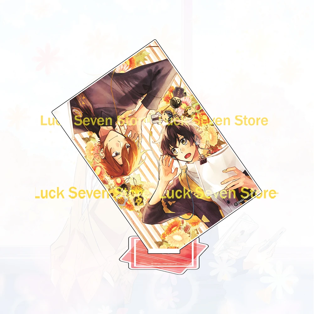 Anime Sasaki and Miyano Acrylic Stand Sasaki Shumei Miyano Yoshikazu Original Painting BL Yaoi Keychain Collection Fans Gift