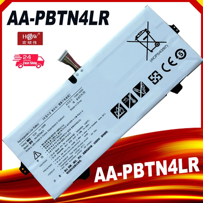 AA-PBTN4LR BA43-00 Laptop Battery For Samsung NP940X5M-X02US NP940X3M-K01US NOTEBook 9 PRO 15 NP940X5N NT950QAA 54WH