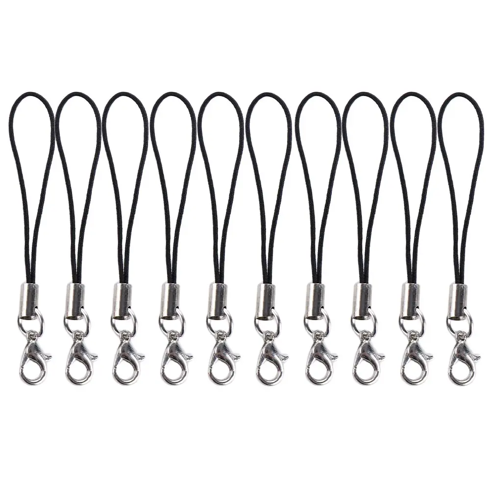 Hooks Key Holder Mobile Phone Strap Bag Key Ring Lanyard Lariat Cords Lobster Clasp Rope Phone Lanyard Phone Lanyard String