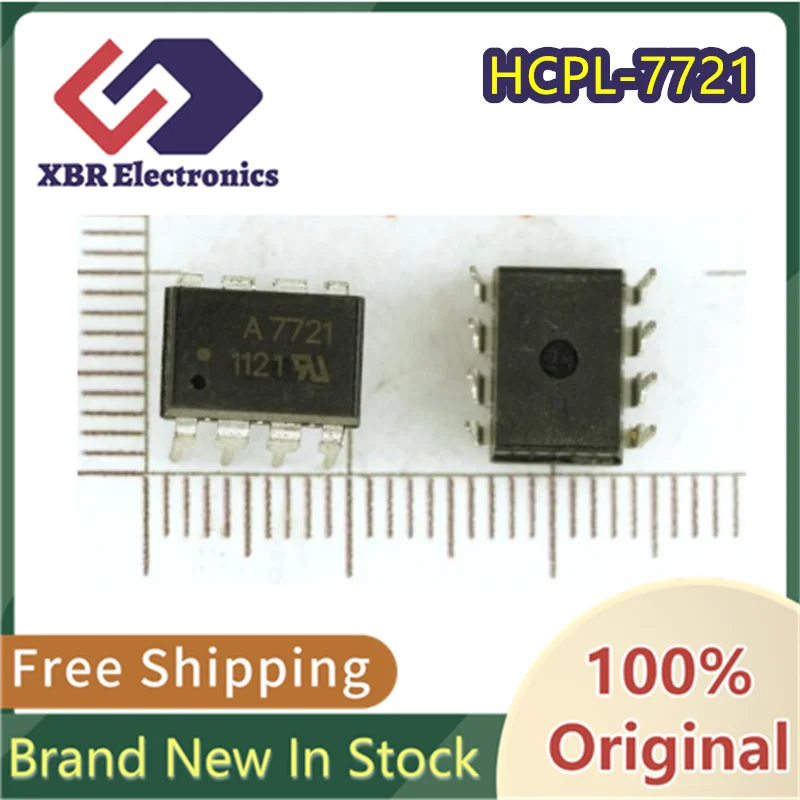 

(5/50pcs) A7721 Optocoupler HCPL-7721 DIP8 Optoisolator Brand New Genuine Spot Fast Shipping Free Shipping
