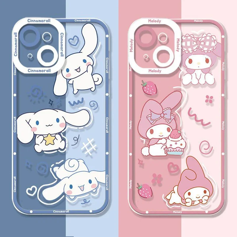 لطيف كورومي سينامورول ميلودي جراب هاتف ل Vivo Y400 Y16 Y03 Y17S Y19S Y04 Y03 Y29 Y100 Y17 Y20 Y15 Y27 Y28 Y35 Y36 Y02 غطاء #2