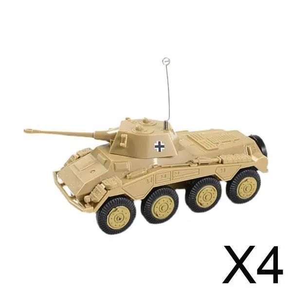 

Tank Playthings 1 72 Scale Truck Model Kit Plastic DIY Miniature Vehicle Toy for Children Adult Collection