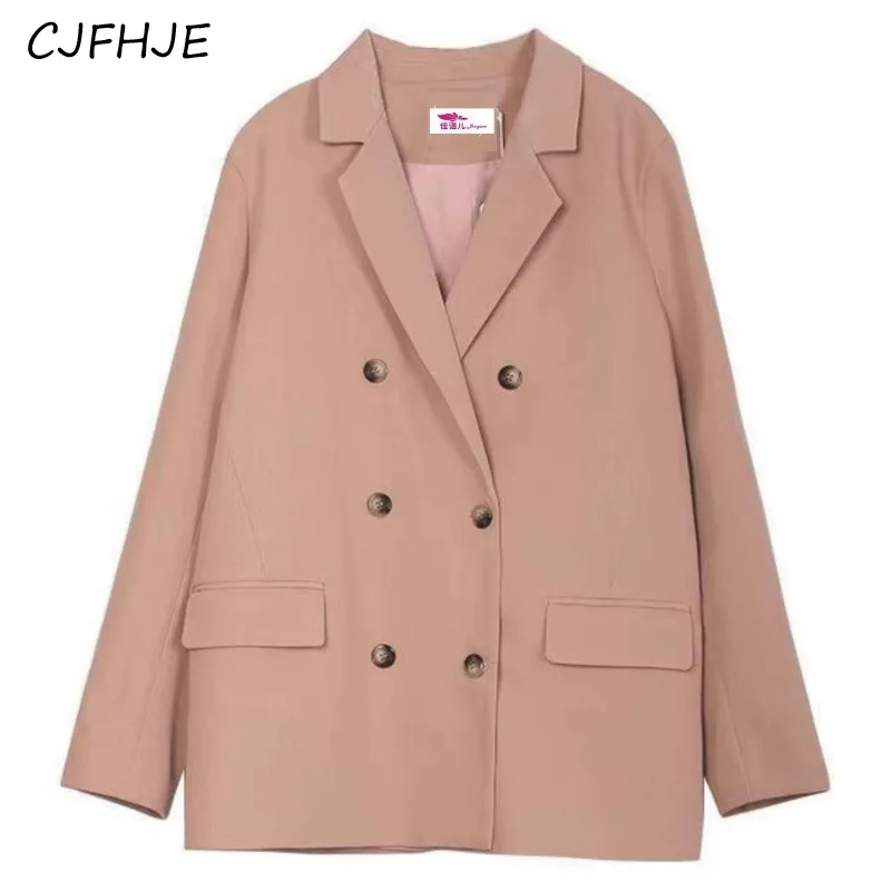 CJFHJE-Chaqueta de traje informal para mujer, traje holgado coreano, moda de temperamento, Oficina OL, versátil, Primavera, nuevo